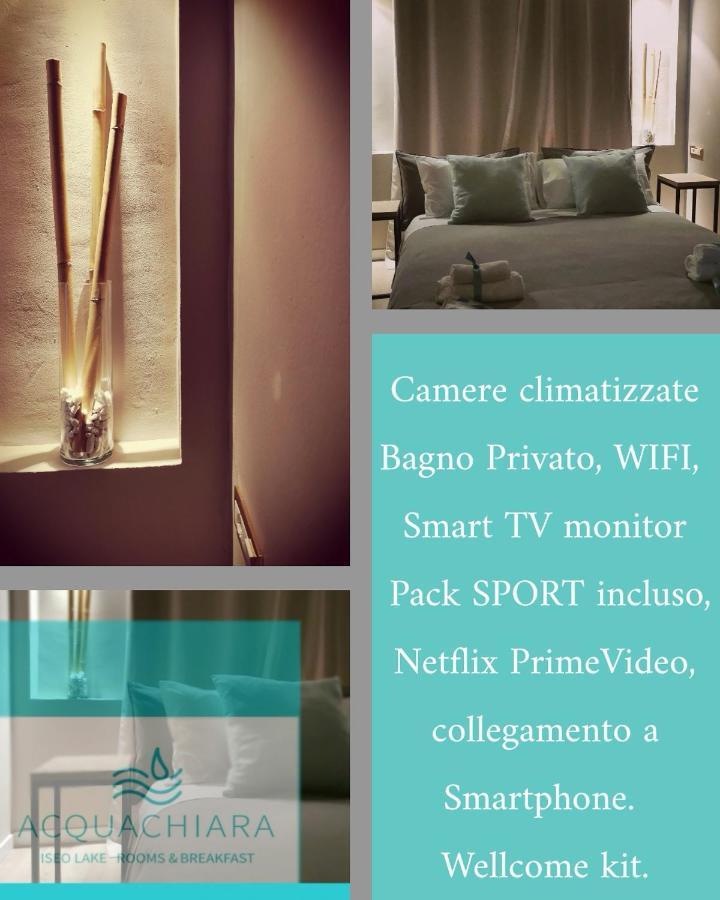 Acquachiara Iseo Deluxe Bed & Breakfast Iseo Center With Garden And Parking Inside Foresteria ภายนอก รูปภาพ
