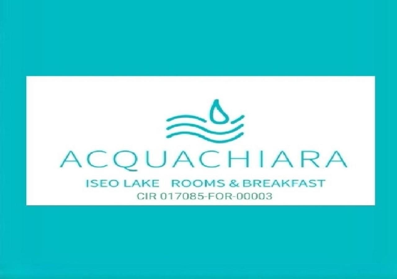 Acquachiara Iseo Deluxe Bed & Breakfast Iseo Center With Garden And Parking Inside Foresteria ภายนอก รูปภาพ