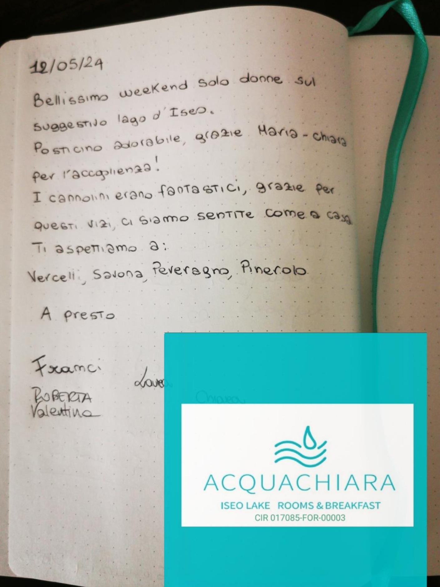 Acquachiara Iseo Deluxe Bed & Breakfast Iseo Center With Garden And Parking Inside Foresteria ภายนอก รูปภาพ